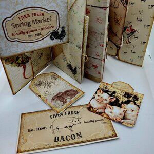 Chicken Coop Accordion Notebook